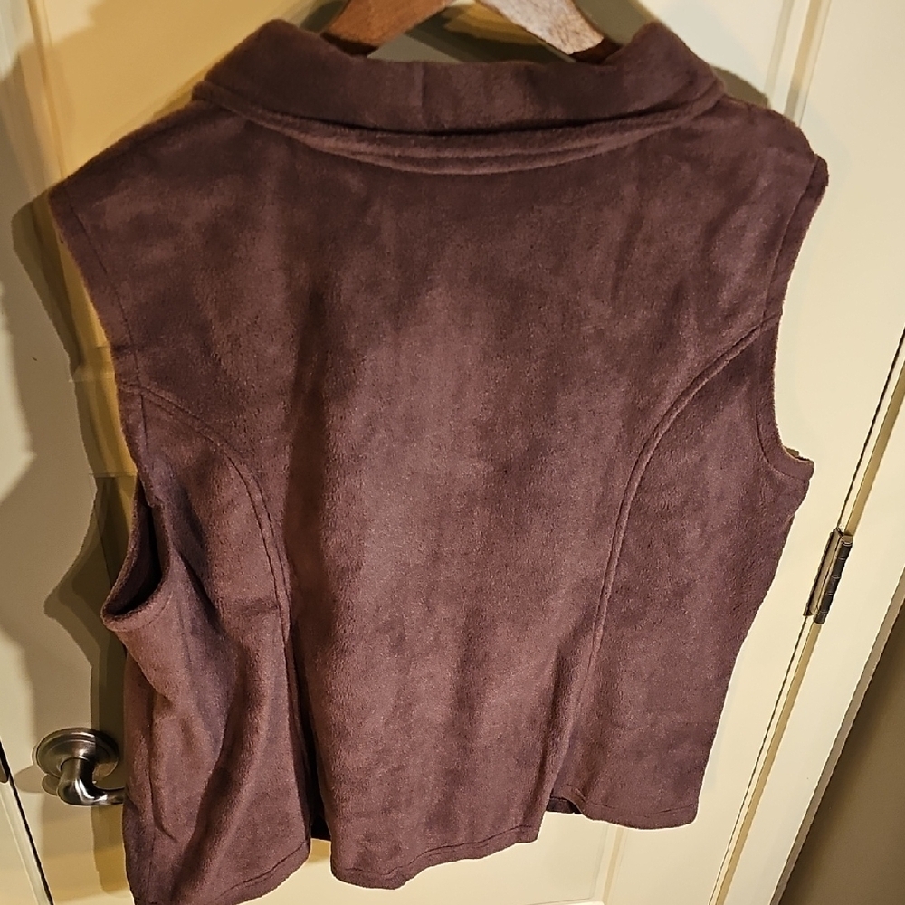 NWT Columbia Women’s Purple Fleece Vest Size 2XL - Picture 6 of 9